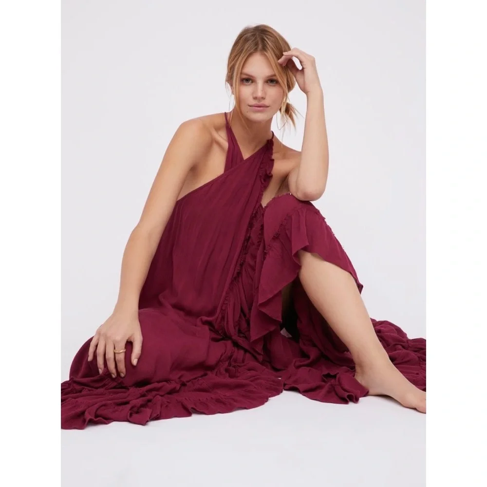 Free People Wrap Around Maxi Dress